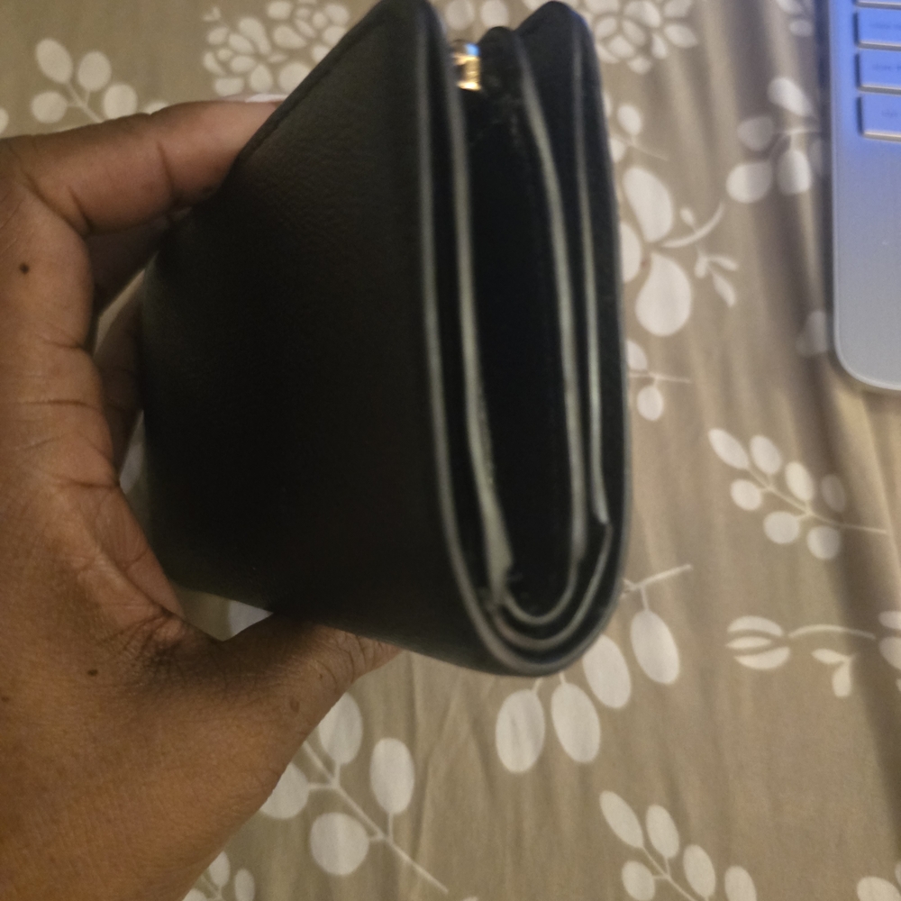 Coach Black Textured Leather Wallet - Picture 11 of 12